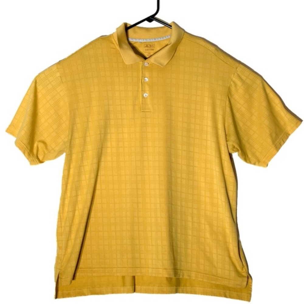 Adidas Climacool Mens Polo Shirt Yellow XXL